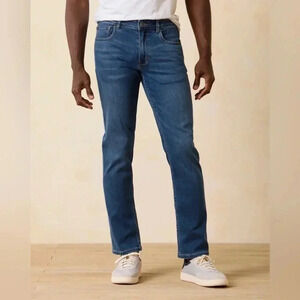 Tommy Bahama Men's Barbados Authentic Straight Indigo Medium Wash Jean